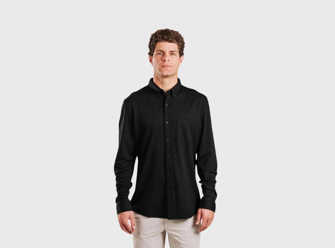 Western Rise Merino Button-Down Shirt