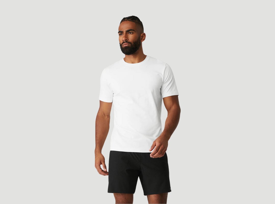 Alo Yoga Conquer Crewneck Short Sleeve Shirt