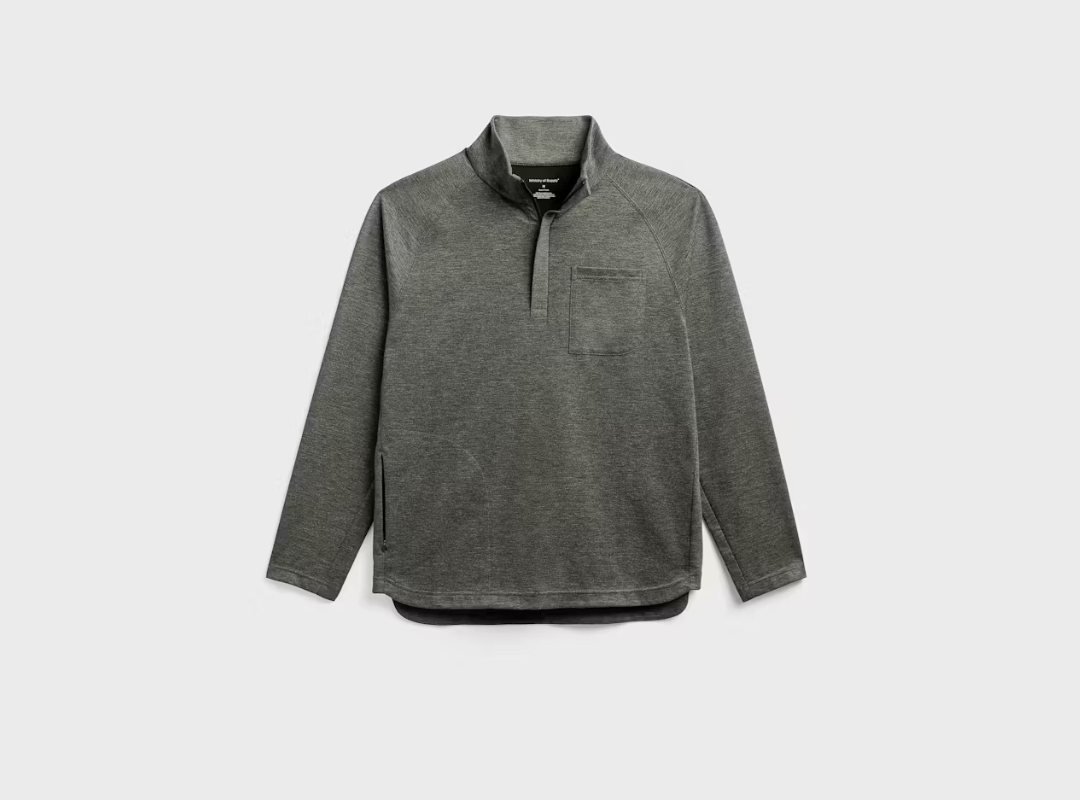 The Ministry of Supply Fusion Double-Knit 1/4 Zip