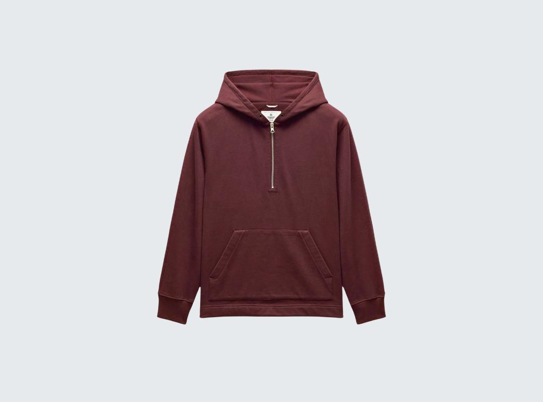 Reigning Champ Midweight Terry Half Zip Hoodie