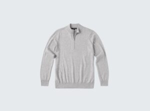 Unbound Merino Cashmere Quarter Zip Sweater