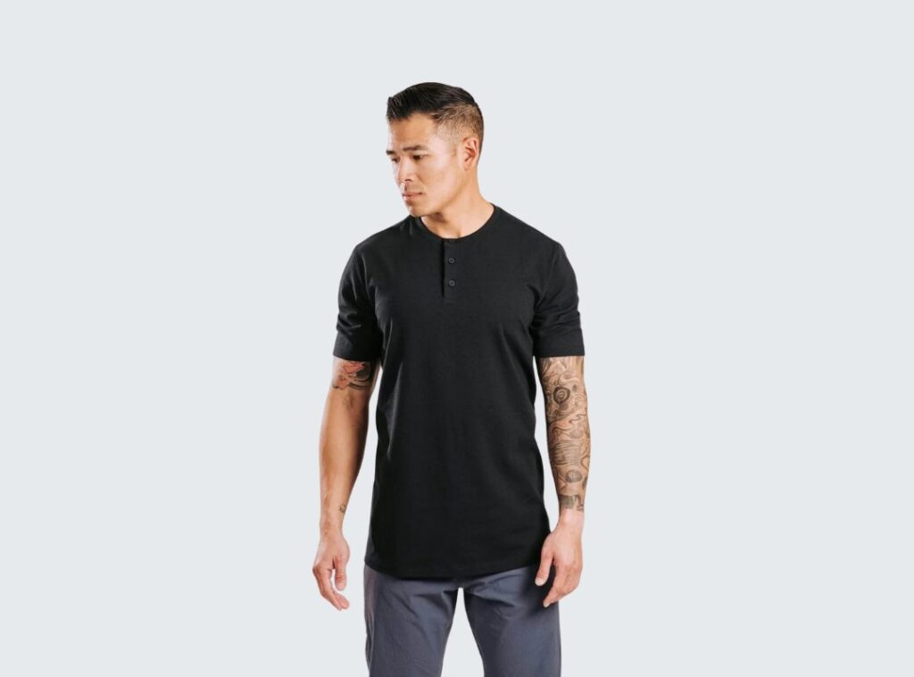 Western Rise X Cotton Short Sleeve Henley