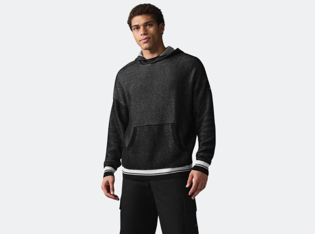 Alo Yoga Sports Club Sweater Knit Hoodie