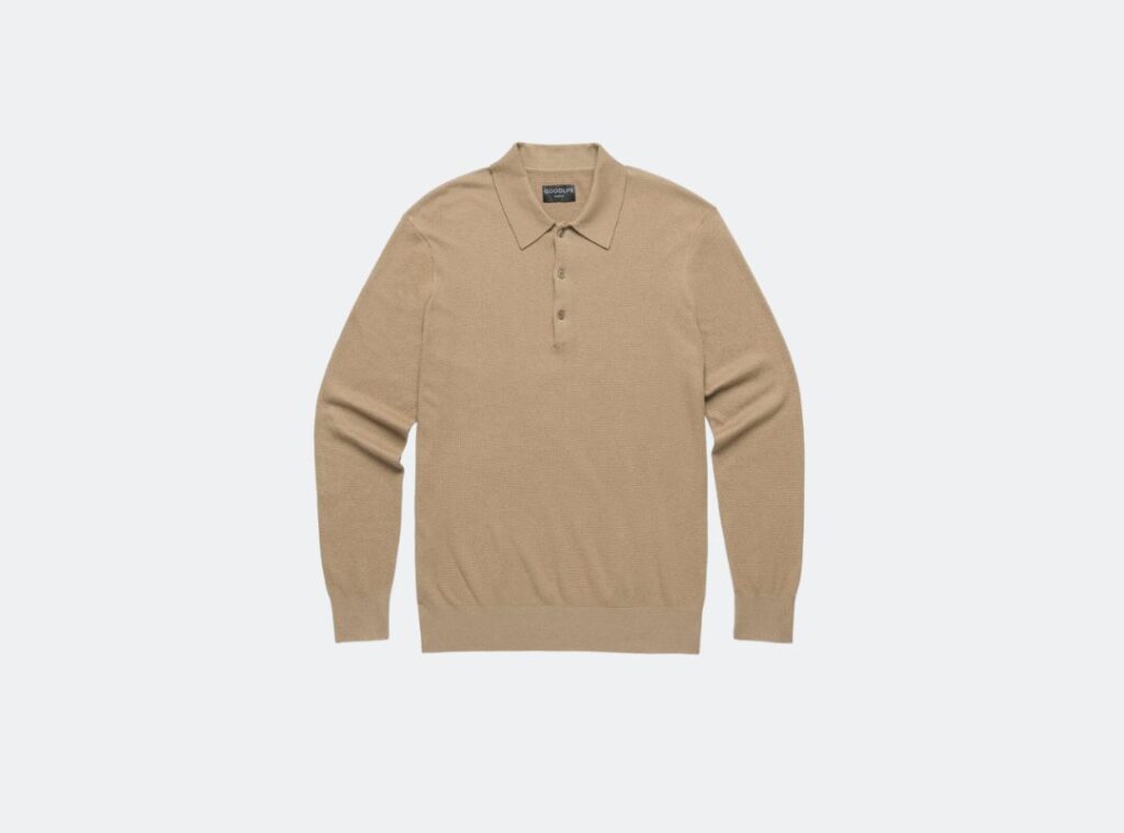 Goodlife Mini Waffle Knit Polo