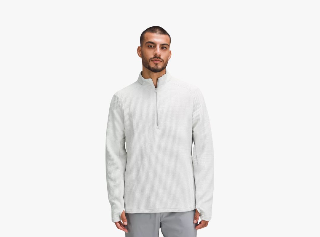 Lululemon Waffle-Knit Half Zip