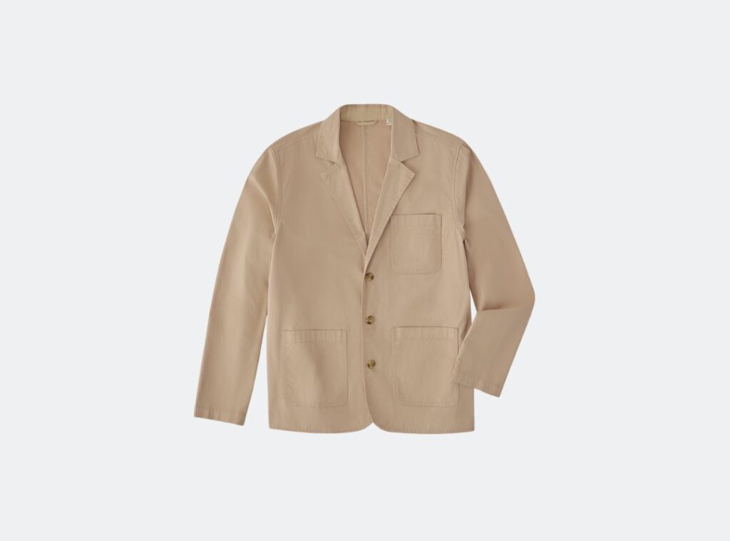 Pact Boulevard Brushed Twill Blazer