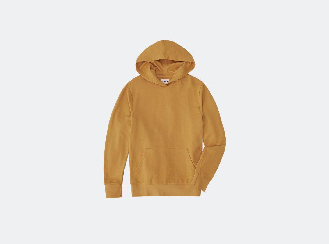 Pact Essential Loopback Terry Pullover Hoodie