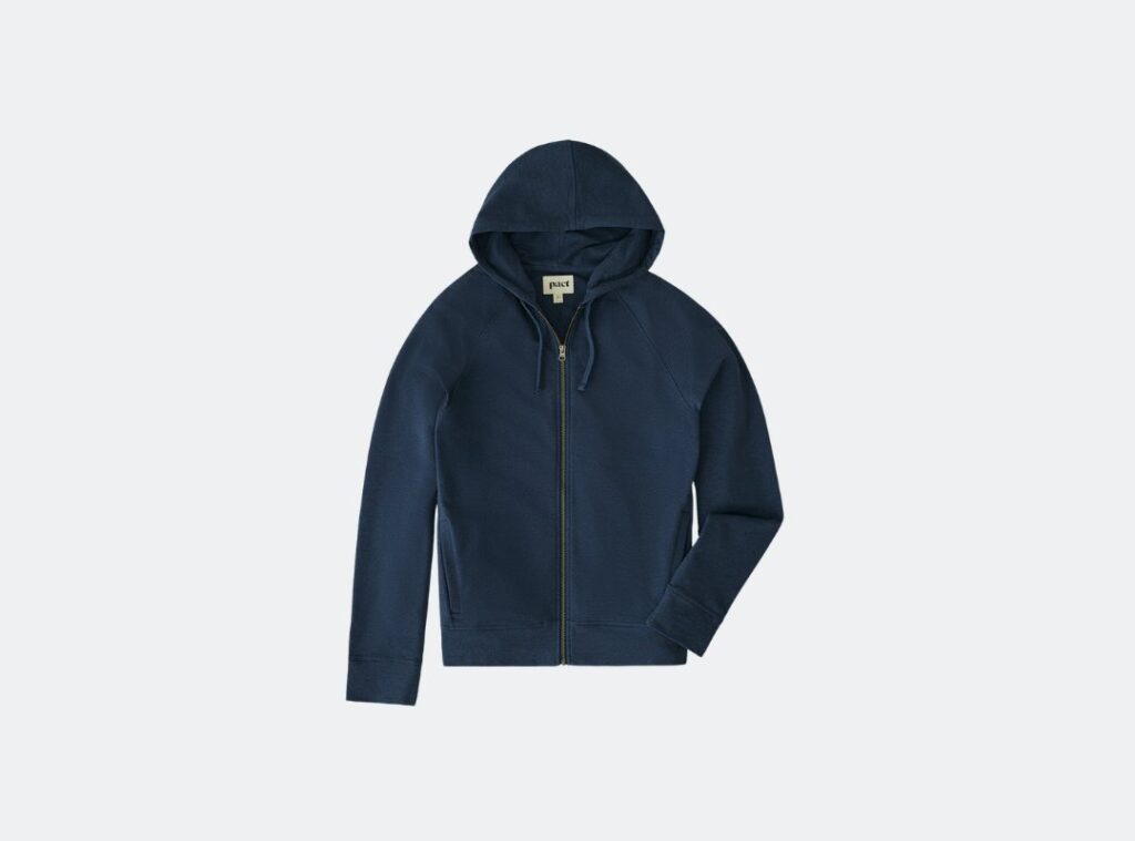 Pact Stretch French Terry Zip Hoodie