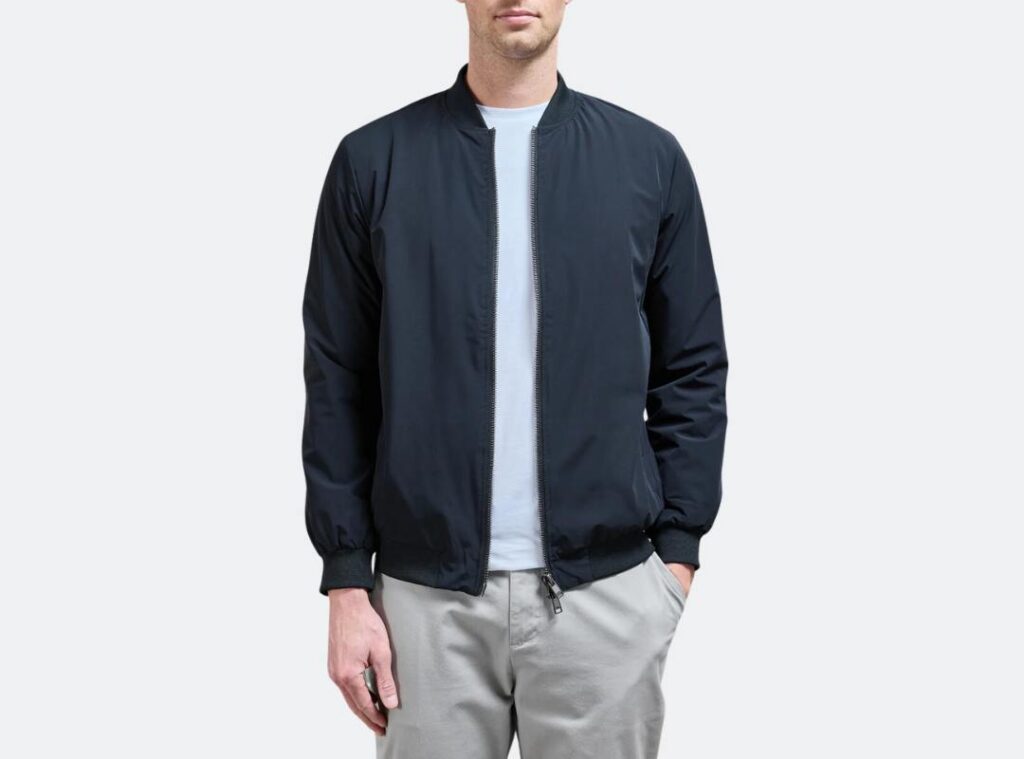 ARNE Nylon Padded Bomber Jacket