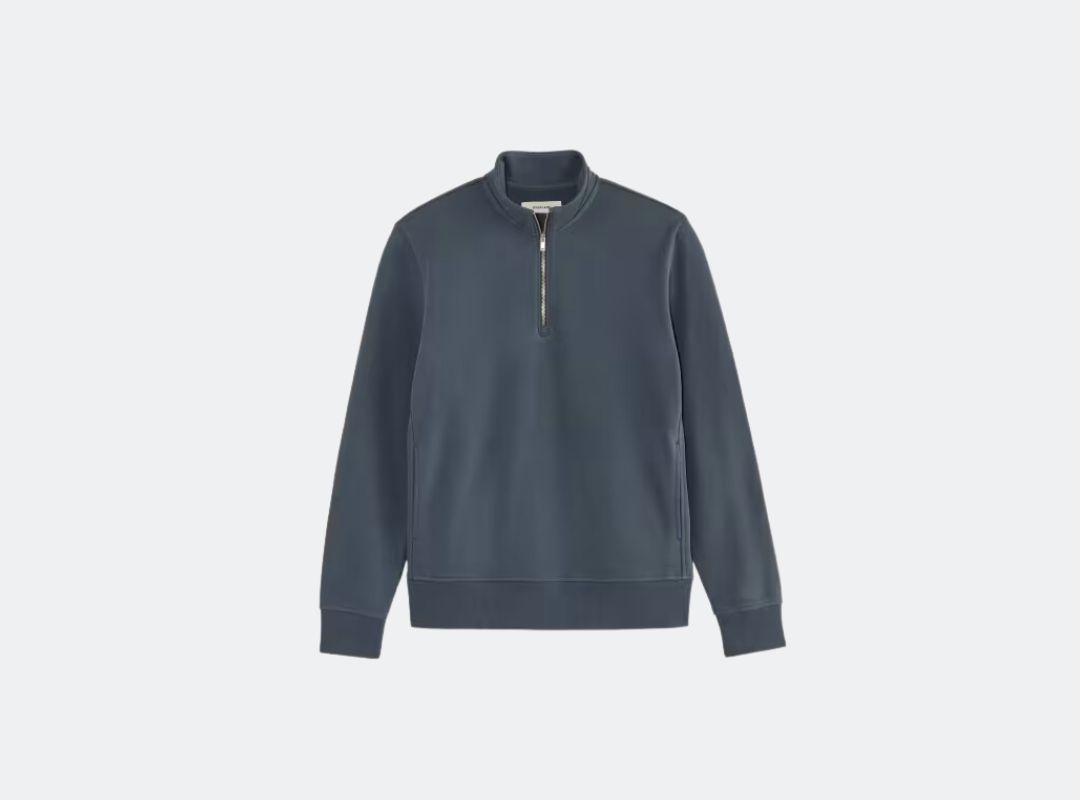 Everlane Off-Duty Terry Quarter-Zip