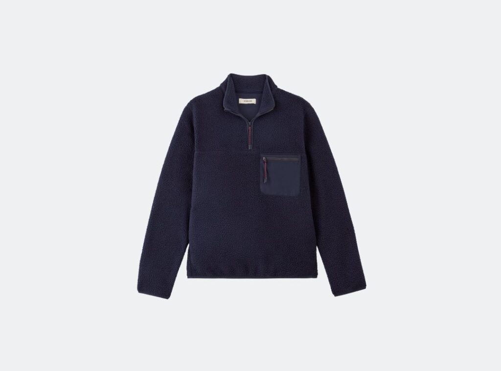 Everlane Teddy Quarter-Zip Fleece