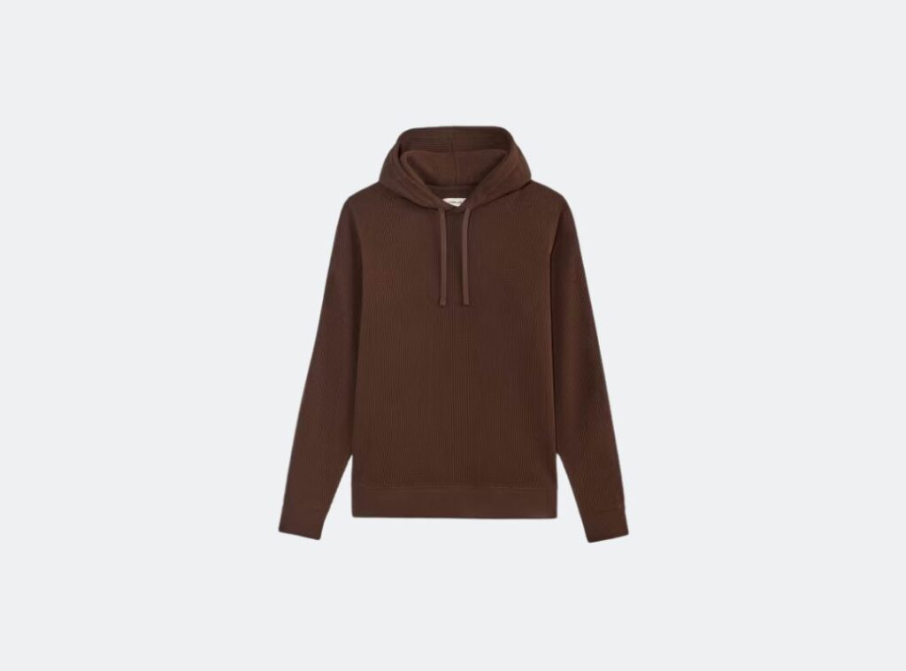 Everlane Waffle-Knit Hoodie