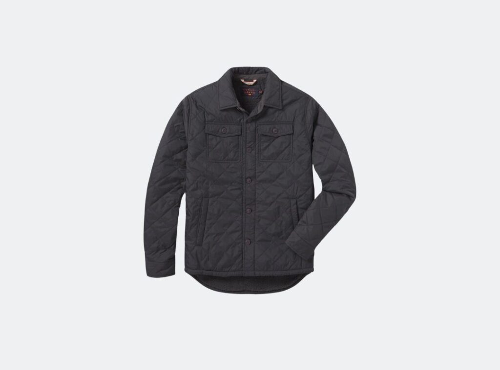 Normal Brand Quilted Sherpa Lined Shacket